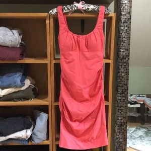 3/$20 Nicole Miller pale red fitted mini dress